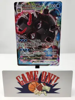 Pokemon Blastoise VMAX SWSH103 Sword Shield Black Star Promo Full Art NM sc - Image 1