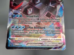 Pokemon Blastoise VMAX SWSH103 Sword Shield Black Star Promo Full Art NM sc - Image 2