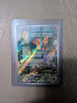 Pokemon TCG Charmander 044 S&V: Obsidian Flames Black Star Promo Card (LP) - Image 2
