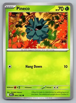 Pokemon TCG SV10: Destined Rivals Pineco 004/182 - Image 1