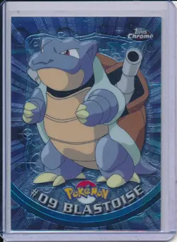 2000 TOPPS CHROME POKEMON T.V. #09 BLASTOISE - Image 1