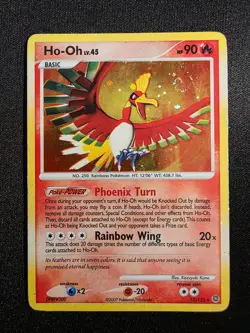 Ho-Oh 10/132 Secret Wonders Rare Holo Moderately Played Swirl - Image 1