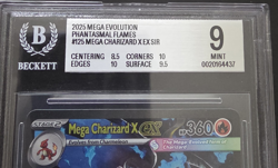 Mega Charizard X EX 125/094 Phantasmal Flames SIR Full Art Holo BGS 9 (2025) - Image 1