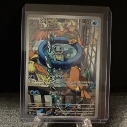 Pokemon Squirtle 148/142 Sv2a 151 Illustration Rare Full Art Holo Saboteri - Image 2