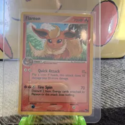 Pokemon TCG Flareon POP Series 3 Promo 2/17 2006 English 70 HP Stage 1 - Image 3