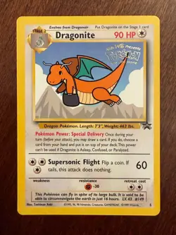 Pokemon Dragonite (Movie Promo) Promo WoTC Promo 05/53 LP WOTC Vintage - Image 1