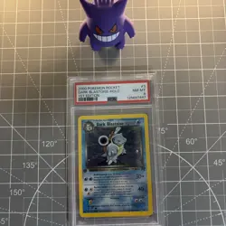 2000 POKEMON ROCKET 1ST ED #3 DARK BLASTOISE-HOLO PSA 8 - Image 1