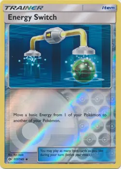 Energy Switch 117/149 Uncommon SM Base Set Pokemon REVERSE HOLO LP - Image 1