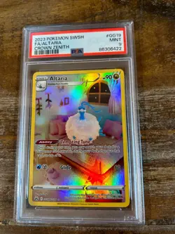 POKEMON 2023 Crown Zenith Full Art ALTARIA #GG19 PSA 9 Mint RARE 2 - Image 1