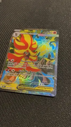 Pokemon Mega Pyroar EX Chaos Rising 099/086 SecretRare Full Art Holo English - Image 4