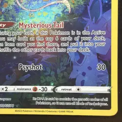 Mew GG10/GG70 Holo Crown Zenith Galarian Gallery Pokemon English NM - Image 3