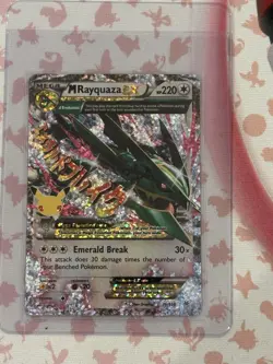 Pokemon TCG M Rayquaza EX Celebrations Classic Collection Holo Ultra - Image 1