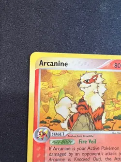 2003 Pokemon ARCANINE #15/100 EX Sandstorm Rare Regular TCG - Image 2