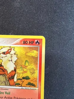 2003 Pokemon ARCANINE #15/100 EX Sandstorm Rare Regular TCG - Image 3