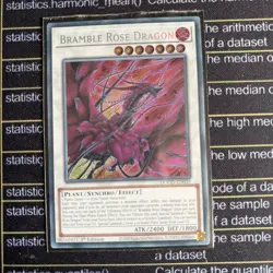 Bramble Rose Dragon Secret Rare Card DOOD-EN039 1st Edition NM Condition - Image 1