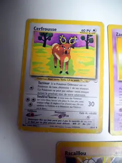 Lot de 5 cartes Pokemon Cerfrousse / Poissirene & autres - NEO REVELATION (2002) - Image 2