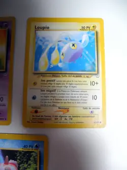 Lot de 5 cartes Pokemon Cerfrousse / Poissirene & autres - NEO REVELATION (2002) - Image 4