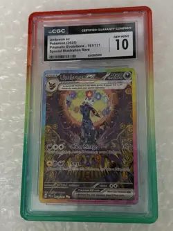 Pokemon Prismatic SIR 161/131 Umbreon ex CGC 10 Gem Mint - Image 1