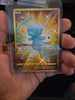 POKEMON CELEBRATIONS 25th ANNIVERSARY GOLD MEW FULL ART 025/025 NM/Mint - Image 1
