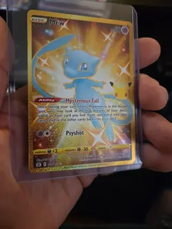POKEMON CELEBRATIONS 25th ANNIVERSARY GOLD MEW FULL ART 025/025 NM/Mint - Image 4