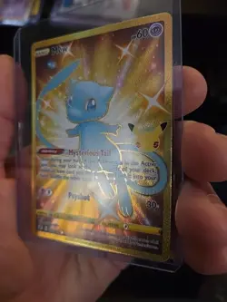 POKEMON CELEBRATIONS 25th ANNIVERSARY GOLD MEW FULL ART 025/025 NM/Mint - Image 5