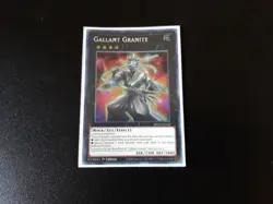 Yugioh | Gallant Granite | MP20 | 1st Edition | Secret Rare | Near Mint (NM) - Image 1