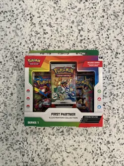 Pokemon TCG First Partner Illustration Collection Series 1 New Sealed - Image 1
