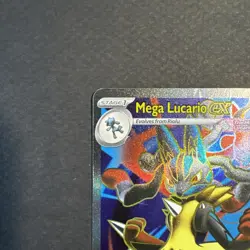 Pokemon TCG Mega Lucario EX 160/132 Ultra Rare Mega Evolutions NM/M Pack Fresh - Image 2