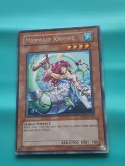 Yugioh - Mermaid Knight Rare DR2-EN137 LP - Image 1