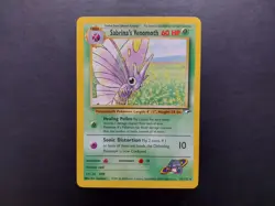 Pokemon - Sabrina's Venomoth 34/132 Rare Gym Heroes - Image 1