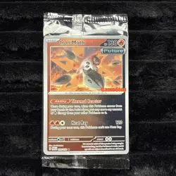 Pokemon Iron Moth 028/182 Paradox Rift GameStop Promo SEALED - Image 1