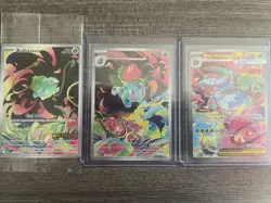 Bulbasaur Ivysaur Mega Venusaur - Mega evolution Full Art (all 3 Cards) - Image 1