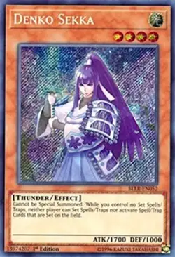 Denko Sekka - 1st Edition Battles of Legend: Light's Revenge MP YuGiOh - Image 1