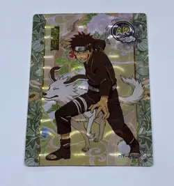 Kiba & Akamaru | Naruto Trading Card AR 002 Holo Foil 1mm Thick Anime Art Tc12 - Image 1