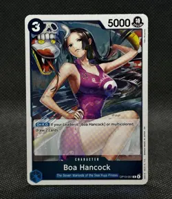 Boa Hancock OP13-051 Rare ONE PIECE Tcg Card Game NM Blue - Image 1