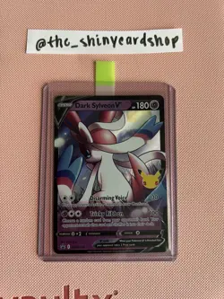 Dark Sylveon V SWSH134 HOLO | Sword & Shield Promo Cards | Near Mint *STAMPED* - Image 1