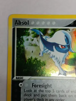 Pokemon Absol 18/110 EX Holon Phantoms Stamped Holo Card 2006 - Image 2