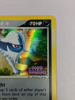 Pokemon Absol 18/110 EX Holon Phantoms Stamped Holo Card 2006 - Image 3