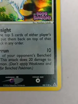 Pokemon Absol 18/110 EX Holon Phantoms Stamped Holo Card 2006 - Image 4
