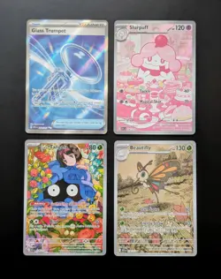 Huge Pokemon 12 Card Lot - Illustration Rares, Gold Star, First Partner Kanto - Image 3