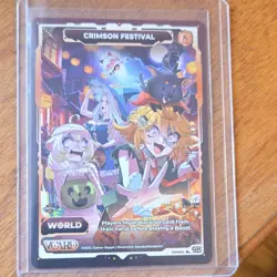 Crimson Festival Promo WORLD VCard 2025 Collectible Card Game Single - Image 1