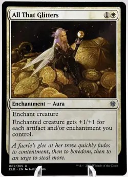 All That Glitters 002/269 Throne Of Eldraine ELD MTG NM - Image 1