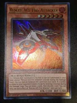 Yugioh! Rescue-ACE Fire Attacker - MP24-EN280 - Ultra Rare - 1st Edition Near Mi - Image 1