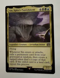 Sin, Spira's Punishment #242 | Near Mint | Final Fantasy FIN | Magic MTG - Image 1