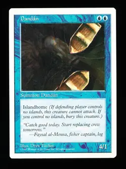 * * 1x Dandan x1 * * 5th Edition MTG LP Lightly Played - Image 1