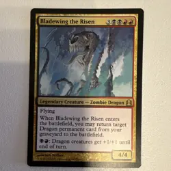 Wizards of the Coast MTG Bladewing the Risen C11 Rare 185 Black/Red Foil 4/4 - Image 2
