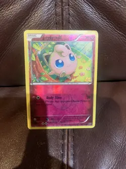Pokemon TCG Jigglypuff Reverse holo 88/146 XY base (DMG) - Image 1