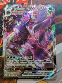 Pokemon Card Darkness Ablaze 115/189 Grimmsnarl VMAX Ultra Rare NM - Image 1
