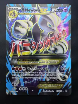 Pokemon Card Mewtwo 159/162 XY BREAK THROUGH FULL ART ENGLISH - Image 1