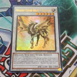 Yu-Gi-Oh! Golden Cloud Beast - Malong MP24-EN203 Ultra Rare 1st Edition - Image 2